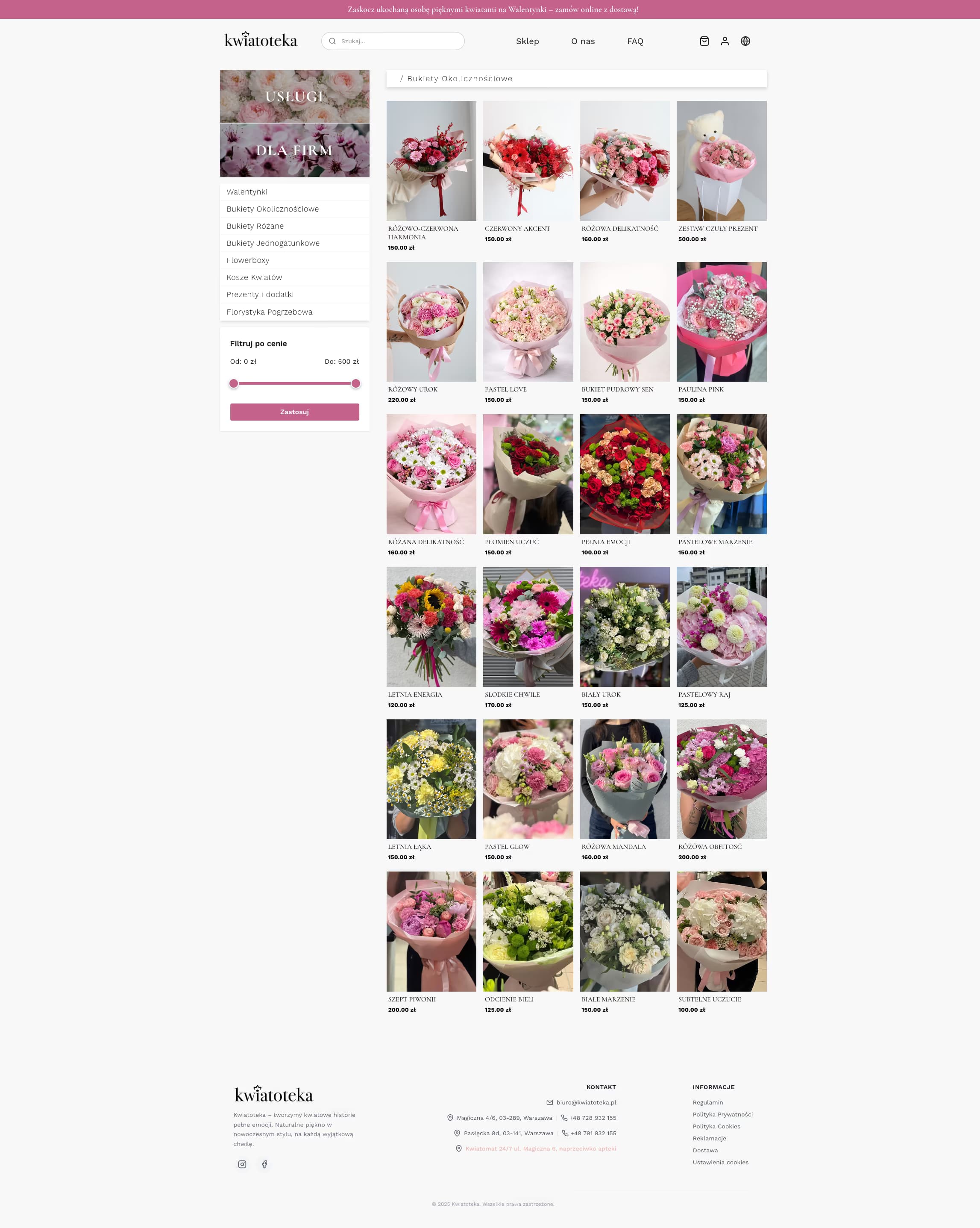 Kwiatoteka — Kwiaciarnia Online — zrzut 2